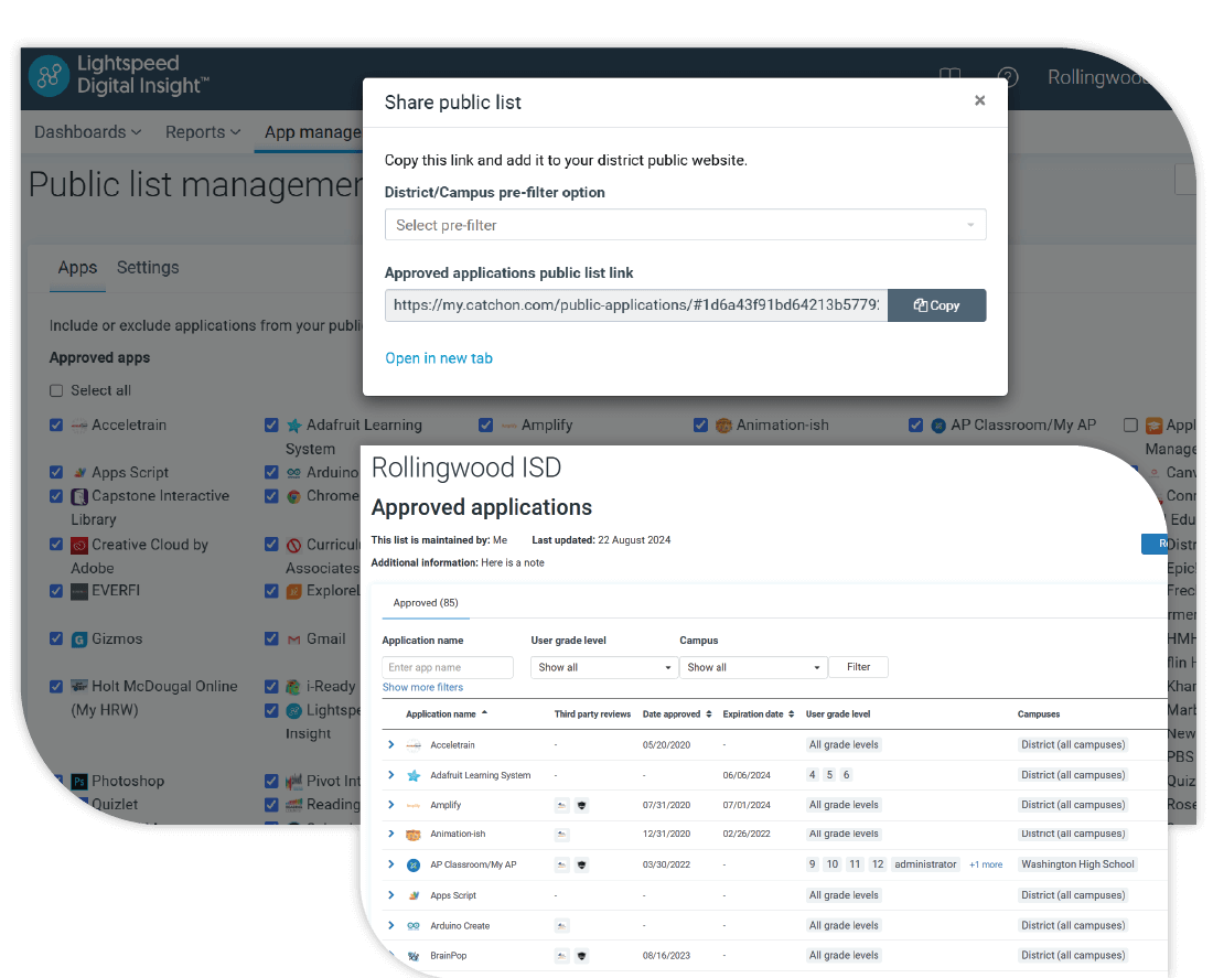 Compliance Records and Retention screenshot